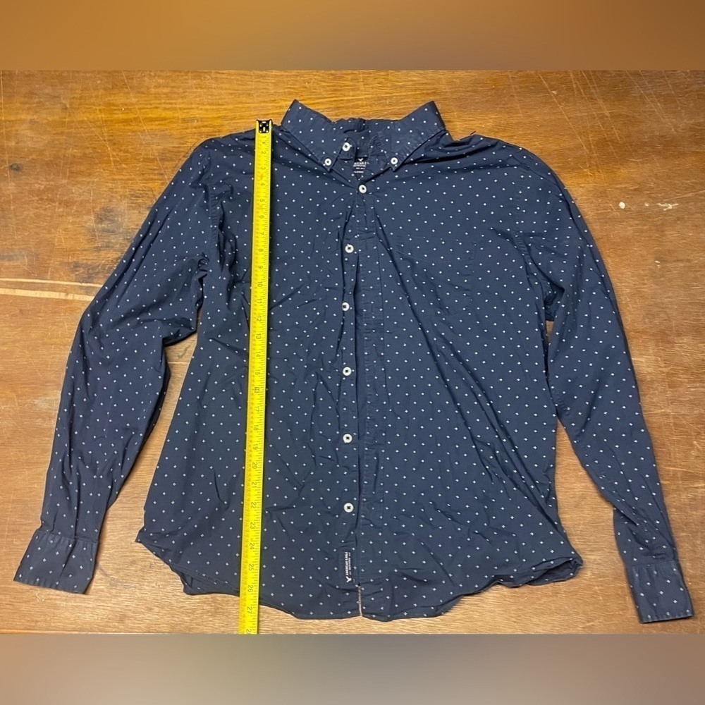 American Eagle Button Up Shirt - Dark Blue - Men’s Size XL - Great Condition!!